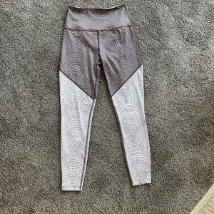 Beyond Yoga patterned high waisted pants